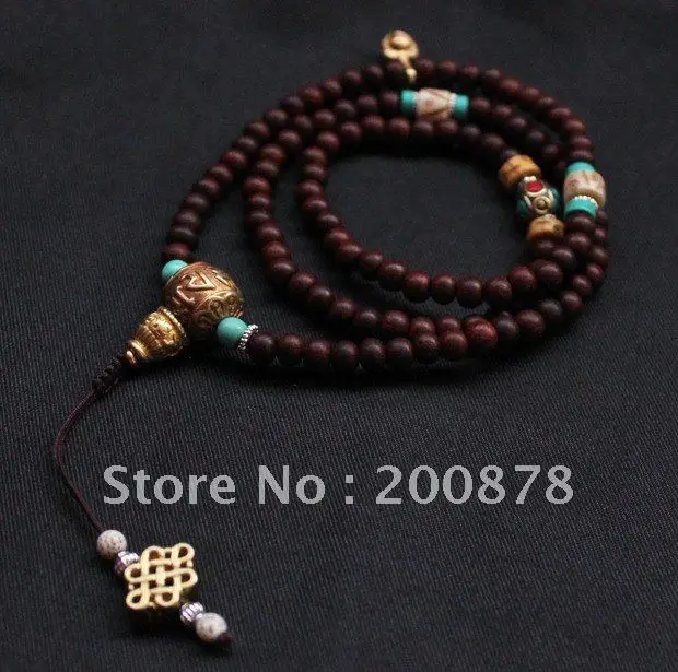 Браслет из красного сандалового дерева 8 мм|designer necklace|necklace designertibetan mala 108 |