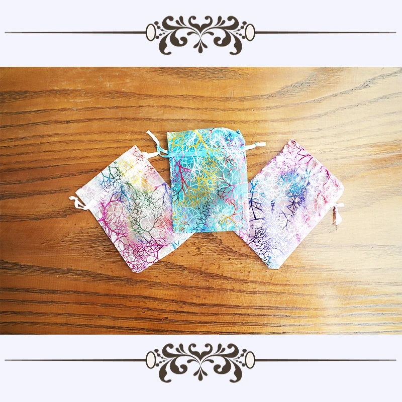 One Dozen Packing Bags Organza Gift Wedding Party Supplies bag Transparent Packets For Dessert and Fruits | Дом и сад