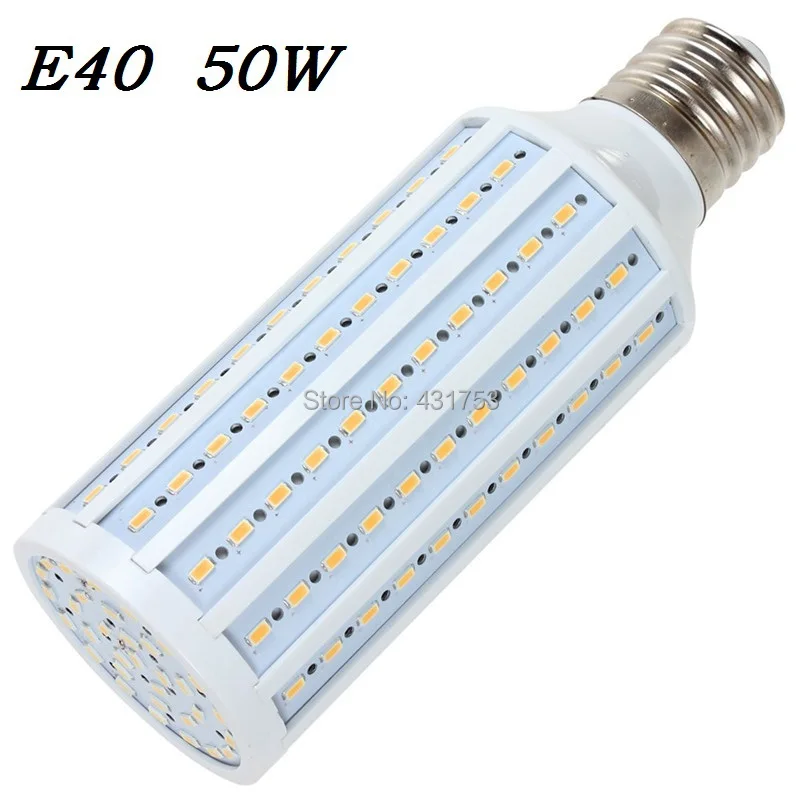 Рекламная цена E40 LED кукурузная лампа 50 Вт 5730 SMD 165 светодиодов Светодиодная