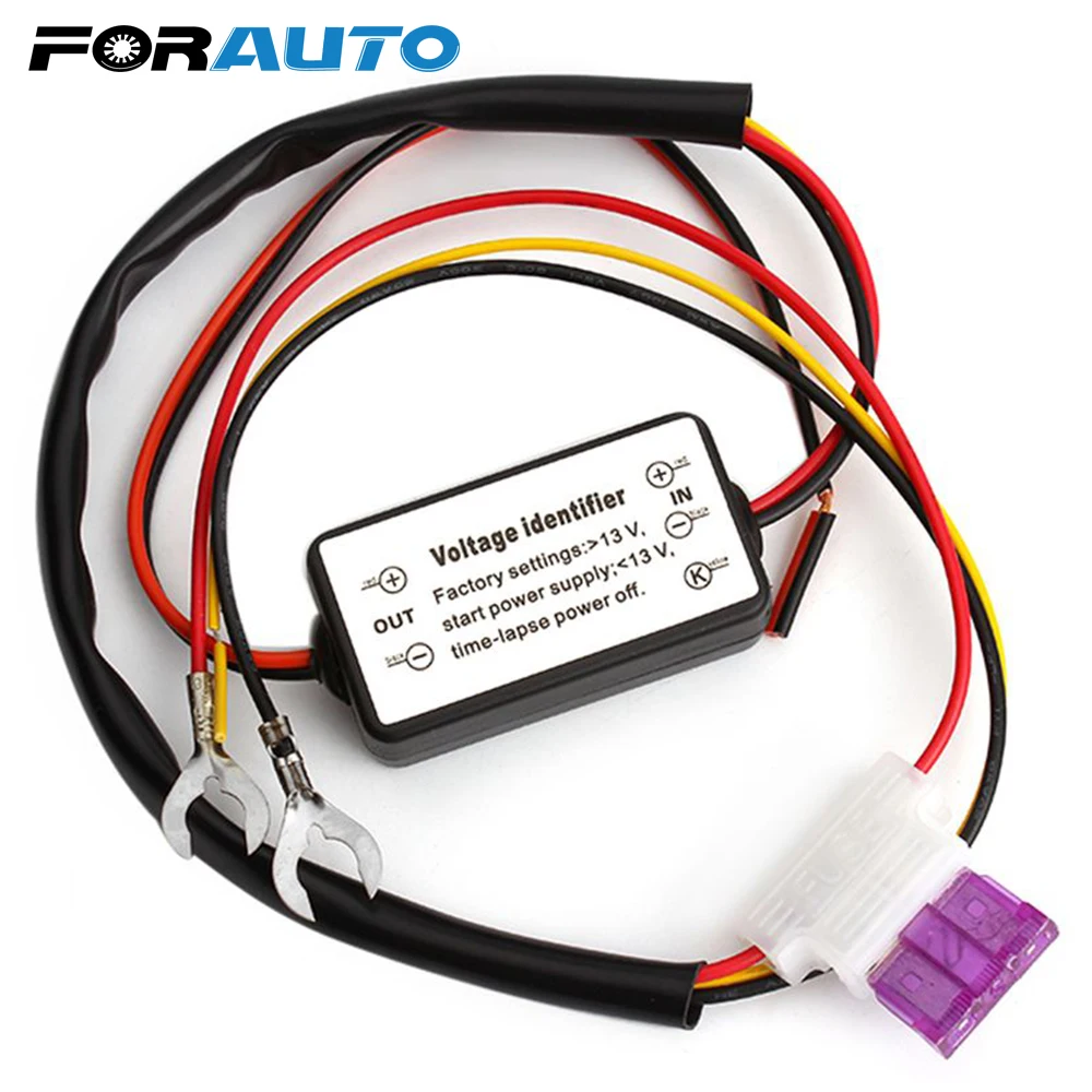 FORAUTO дневной ходовой светильник контроллер DRL Вкл/Выкл светодиодный реле 12 18 в