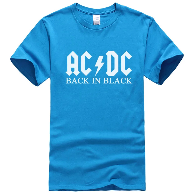 6 Стиль,, хлопок, футболки AC DC, брендовая мужская футболка, металлическая рок-группа, футболки с принтом AC/DC, XS-2XL, T394 - Цвет: 6