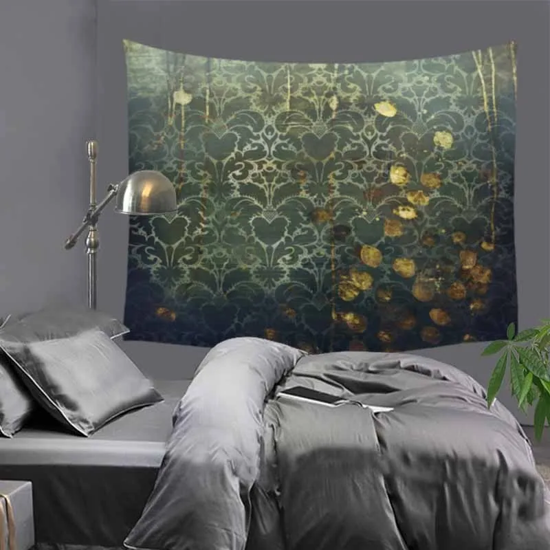 Hand drawing Scenic patterns Indian tapestry hippie mandala wall hanging Bohemian bedspread dorm decor tapestries 51x60&quot LZC28 | Дом и сад