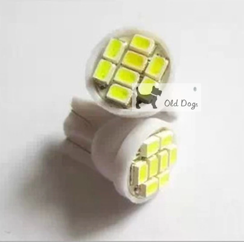 Автомобильный мигающий 100 шт. рекламный светодиод T10 8 smd 1206 светодиодов 8SMD