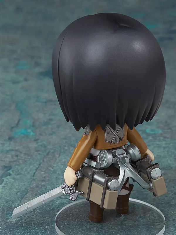 10 см оригинальное издание Nendoroid атака на Титанов Микаса Аккерман ПВХ фигурка коллекция игрушка кукла с коробкой