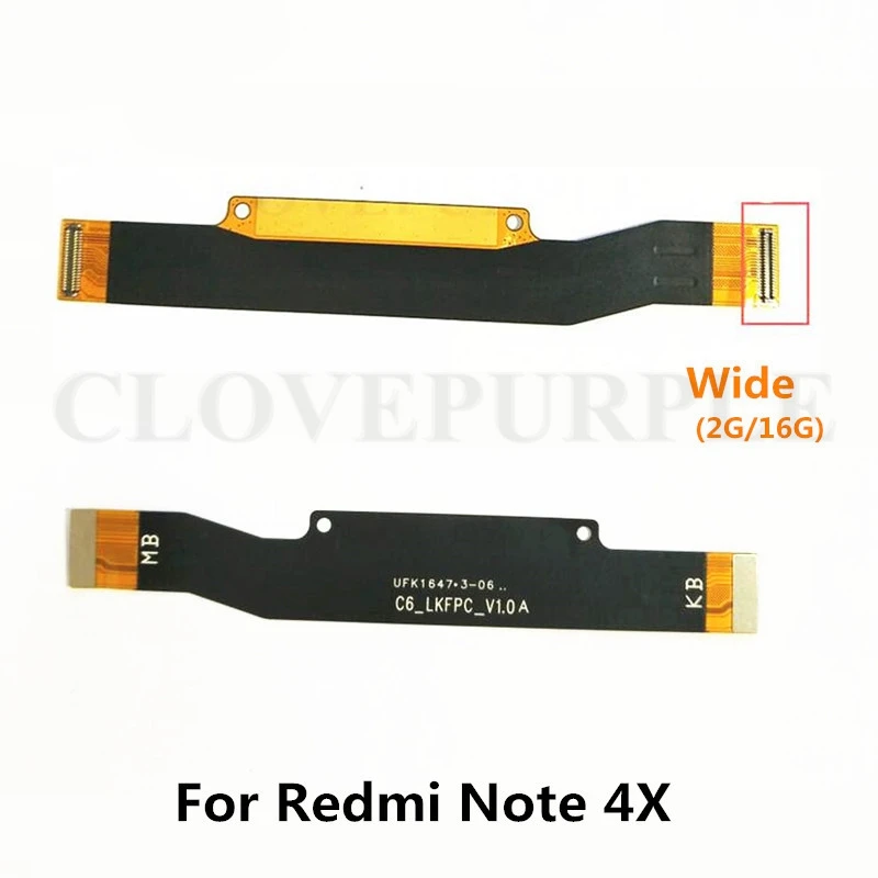 For Xiaomi Redmi Note 4X ( Wide 2G ) Power Volume &amp USB Charging Board Motherboard MainBoard Connection Flex Cable | Мобильные