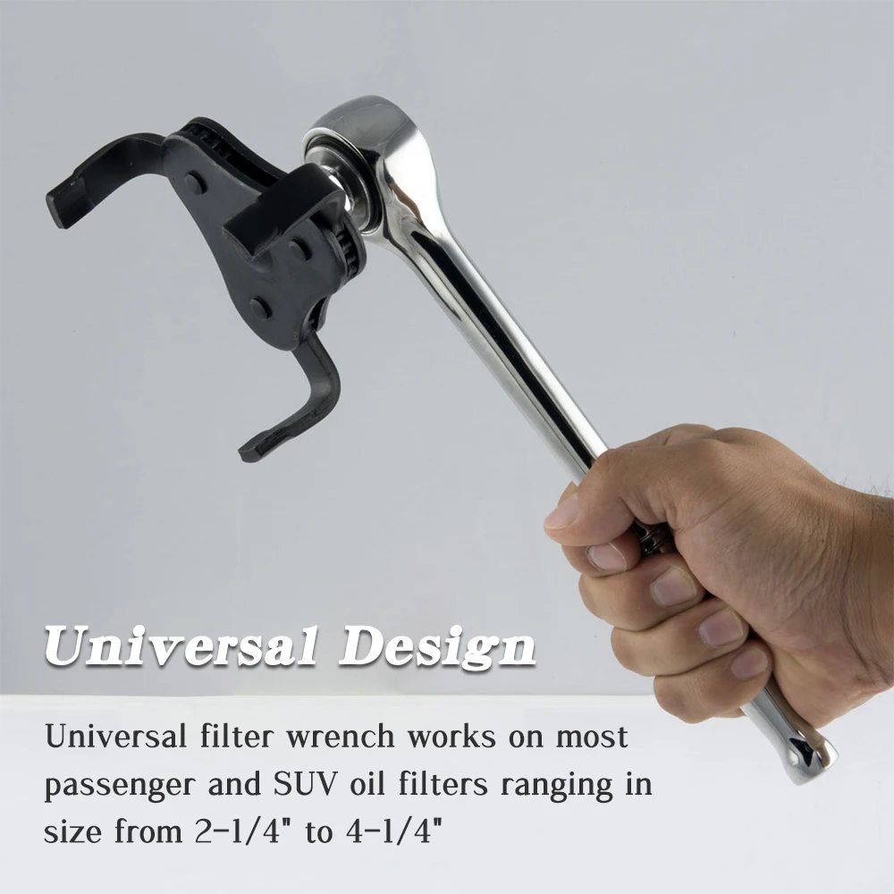 Универсальный ключ для масляного фильтра автоматический Регулируемый плоский