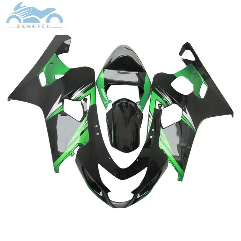 

Высококачественные комплекты обтекателей для SUZUKI GSXR600 GSXR750 2001-2003 комплект обтекателей для мотоциклов GSXR 600 GSXR 750 01-03 черный зеленый