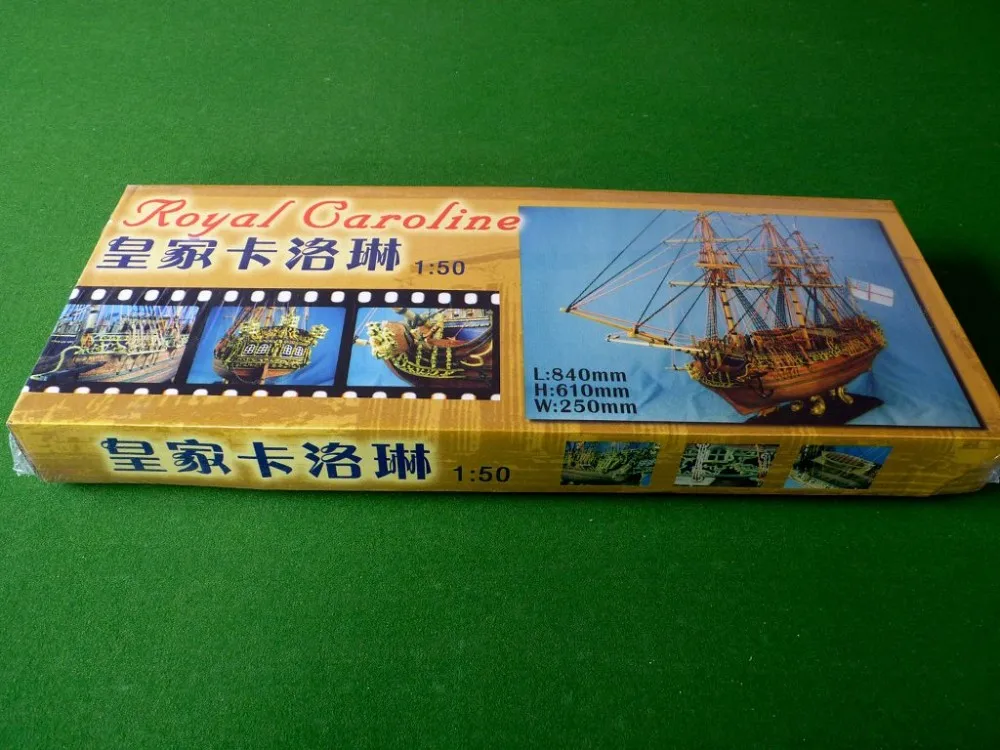 NIDALE модель Sacle1/50 британский шелк-чулок королевская модель яхты комплект HMS Royal Caroline 1749 комплект модели корабля