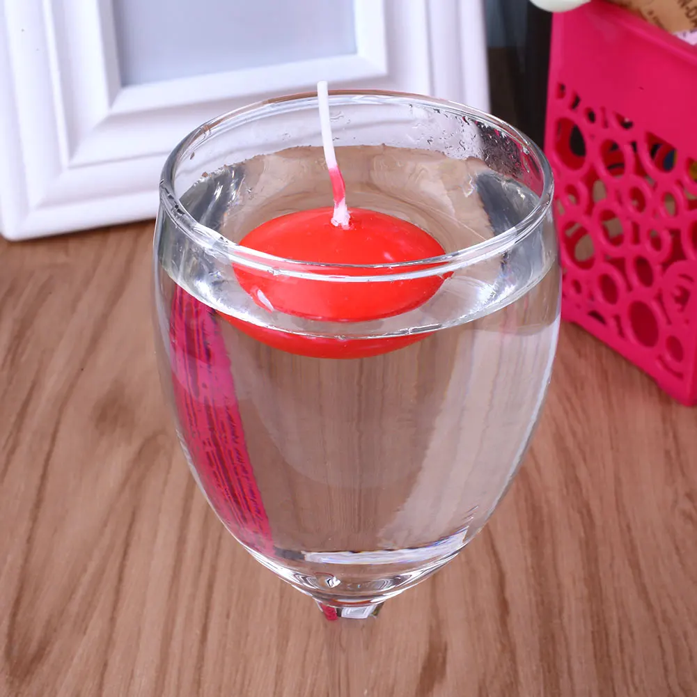 20pcs Small Unscented Floating Candles Home Decor Wedding Birthday Party Dedals