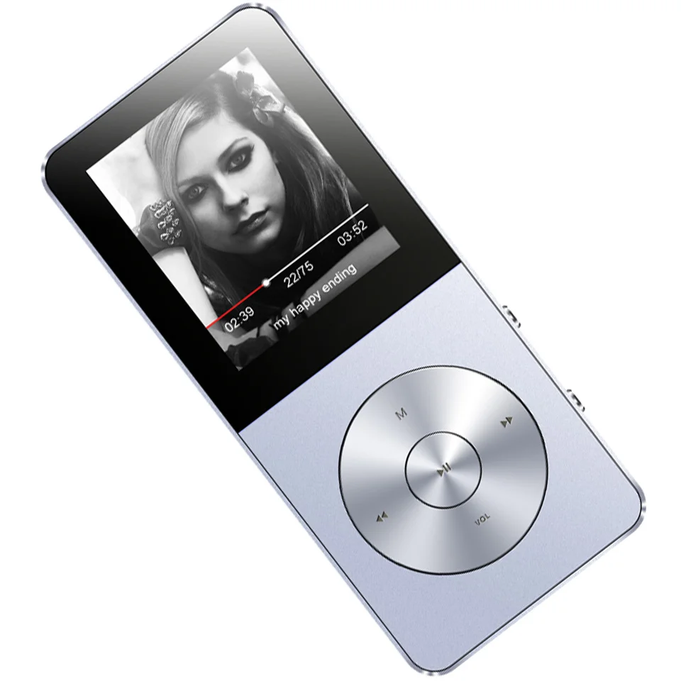 Металлический mp3-плеер без потерь HiFi MP3 музыкальный плеер с экраном 1 8 дюйма