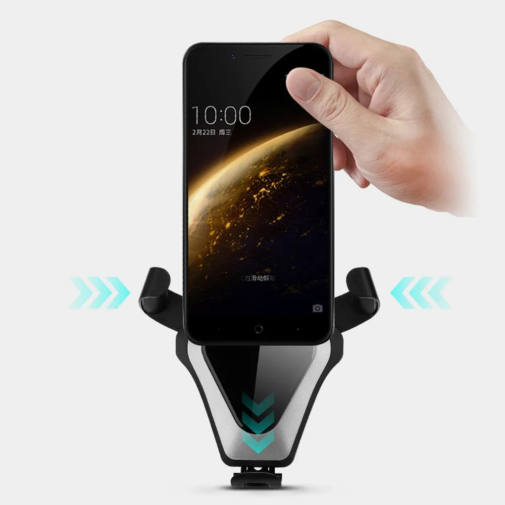 Автомобильное беспроводное зарядное устройство Qi для iPhone XS Max X 8 10w быстрая