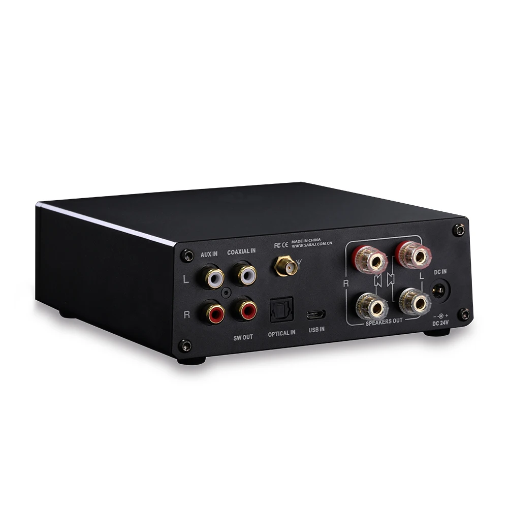 Цифровой Hi-Fi усилитель Sabaj A4 класс D аудио стерео DPS технология Bluetooth 4.2 Выход 80Wx 2