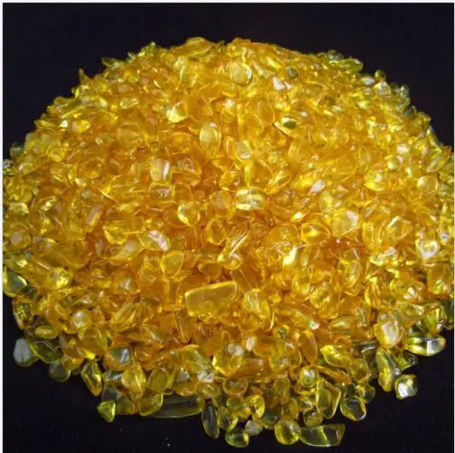 

1/4lb Gold Yellow Citrine Gravel Crystal Tumbled Bulk Quartz Healing Reiki Dyed