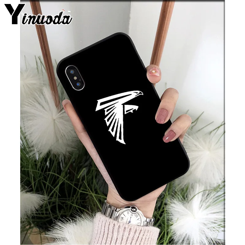 A7 Yinuoda Atlanta Falcons ТПУ Мягкий силиконовый чехол для телефона чехол для iPhone X XS MAX 6 6S 7 7plus 8 8Plus 5 5S XR - Цвет: A7