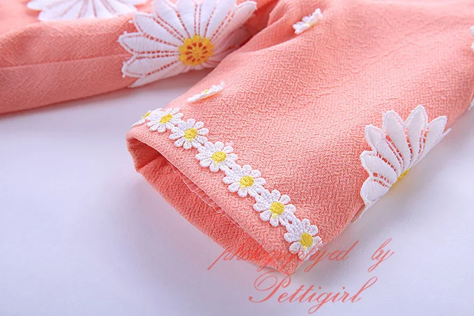 Pettigirl 2020 осеннее пальто для маленьких девочек верхняя одежда с цветами куртка