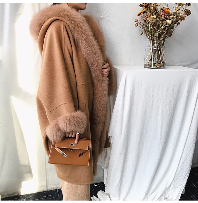 OFTBUY 2019 зимняя куртка женская парка натуральная Шуба из натурального Лисьего меха