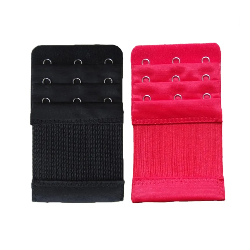 

3 Hooks 3 Rows Women Ajustable Bra Extender Strap Buckle Useful Useful Bra Clasp Hook Extenders Accessories