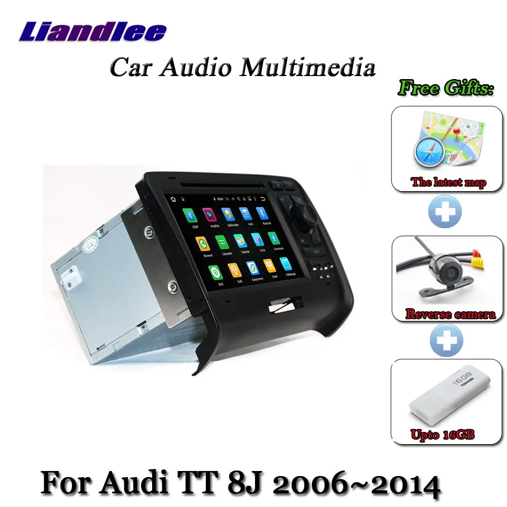 Standard Автомобильная стереосистема радио Android Системы для Audi TT 8J 2006-2010 2011 2012 2013 CD-плеер dvd-плеер gps навигации HD Экран мультимедиа - Цвет: Standard