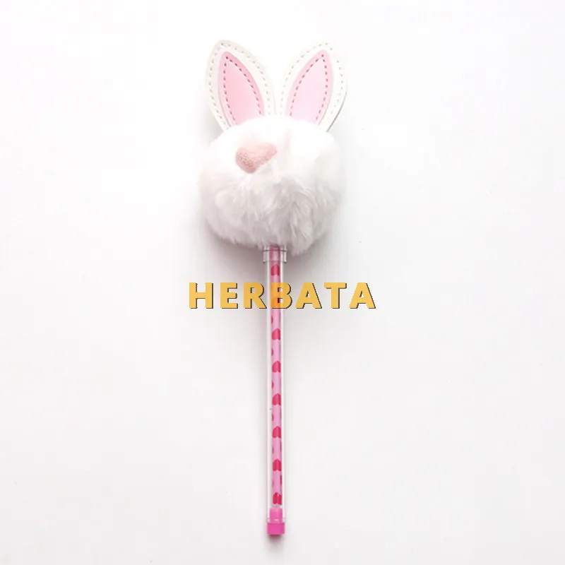 Любовь лицо кролик ухо теплый шар Плюшевые Kawaii Канцелярские товары корейский Escolar Papelaria подарок Офисные материалы для школы Студенческие принадлежности