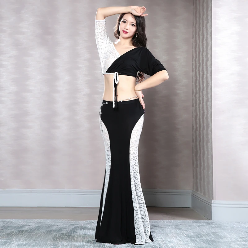 2 pieces top skirt Индийские восточные костюмы для танца живота, крылья, костюмы для танцев, Восточные Танцевальные Костюмы, платье, платье, юбка, бюстгальтер, одежда 3733 - Цвет: 2 pieces top skirt