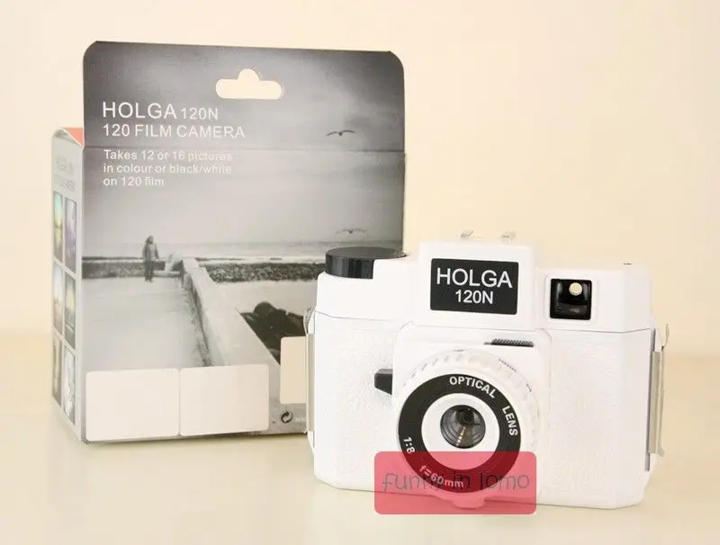 Камера HOLGA 120 среднего формата 120N / N белая Ломография Lomo Kodak Fujifilm|Плёночные и