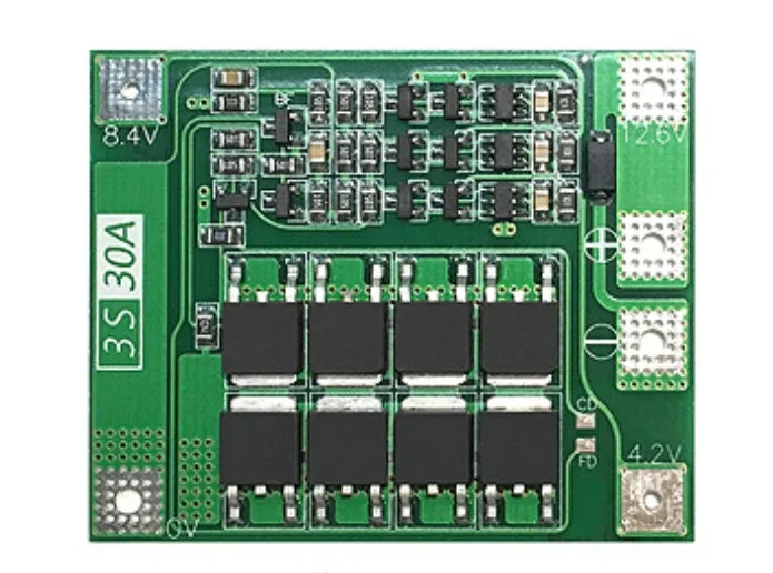 Защитная плата BMS 3S30A для литиевой батареи приводной двигатель дрели 11 1 В 12 6 в