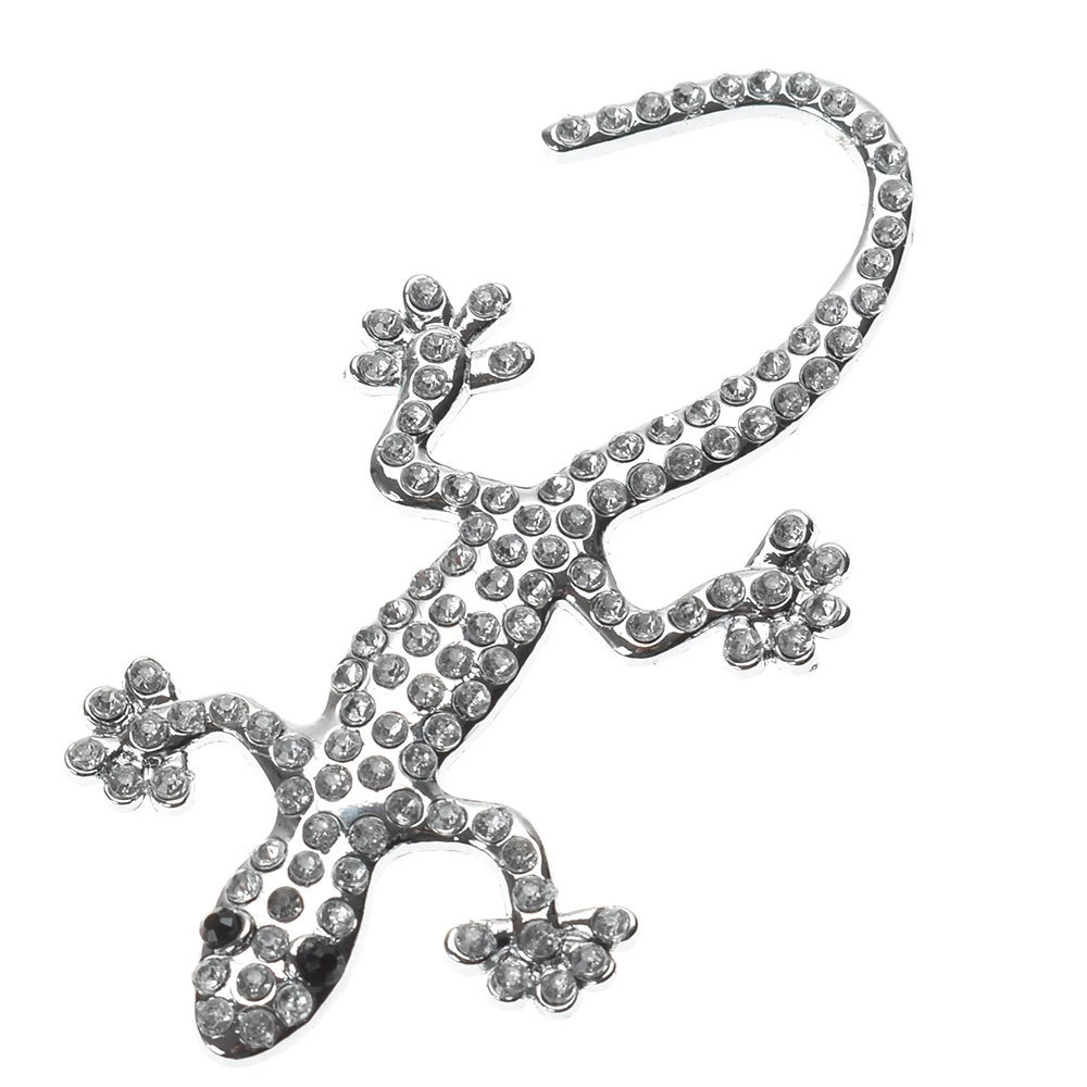 Стразы металлический грузовик автомобиль Декор 3D эмблема Ящерица Геккон твердый