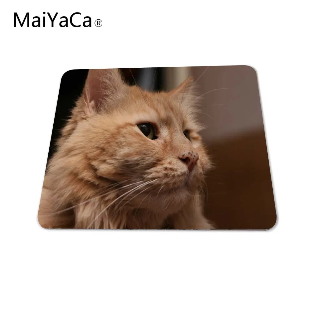 Лидер продаж, коврик для мыши MaiYaCa, мейн-кун, кот, 18*22 см и 25*29 см, удобные коврики для мыши