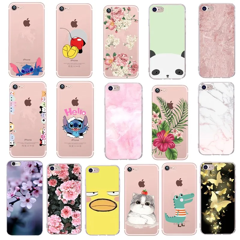 Мягкий чехол для телефона iphone 6 7 Тонкий силиконовый из ТПУ с Микки X XS 5 se 5S 6s 8 Plus |