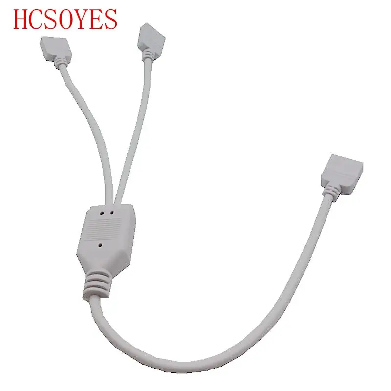 От 1 до 2/3/4/5 гнездовой 4Pin светодиодный разъем RGB сплиттер аксессуары для освещения