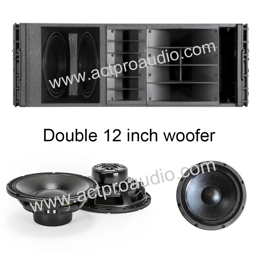 Трехполосная акустическая система TTL55 12 дюймов двойной 18-дюймовый сабвуфер