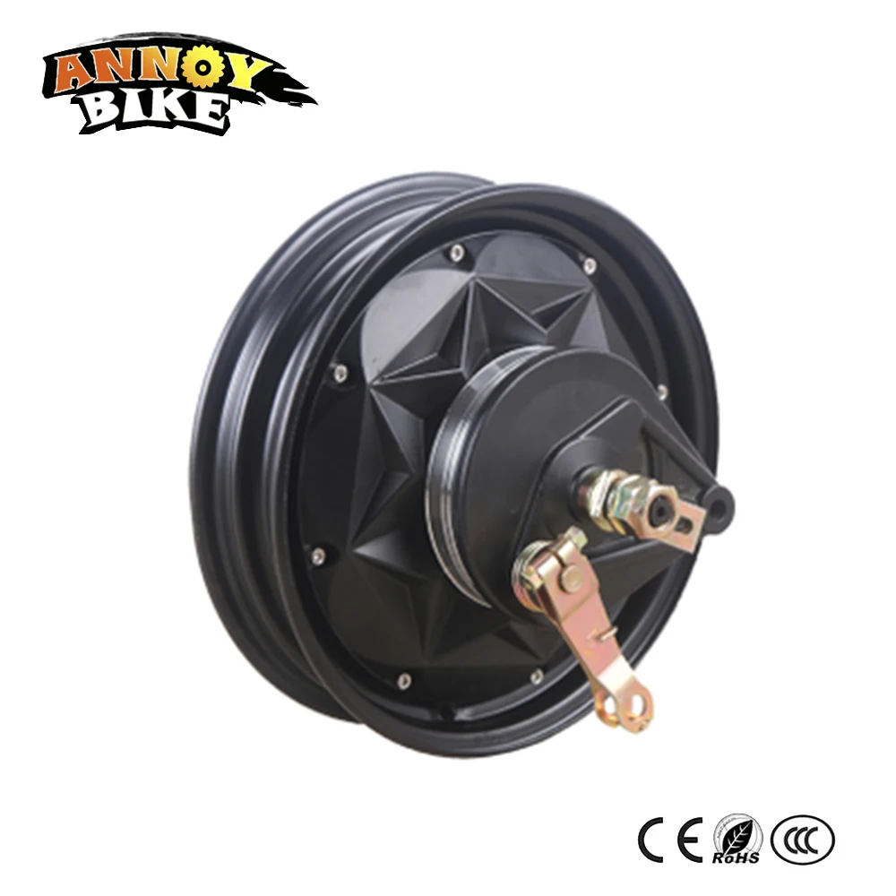 ANNOYBIKE 10 дюймов двигатель 800W1000W1200W Мотор колеса Электрический Диск Breke Барабанный тормоз модификация Электрический Bicicleta Электрический