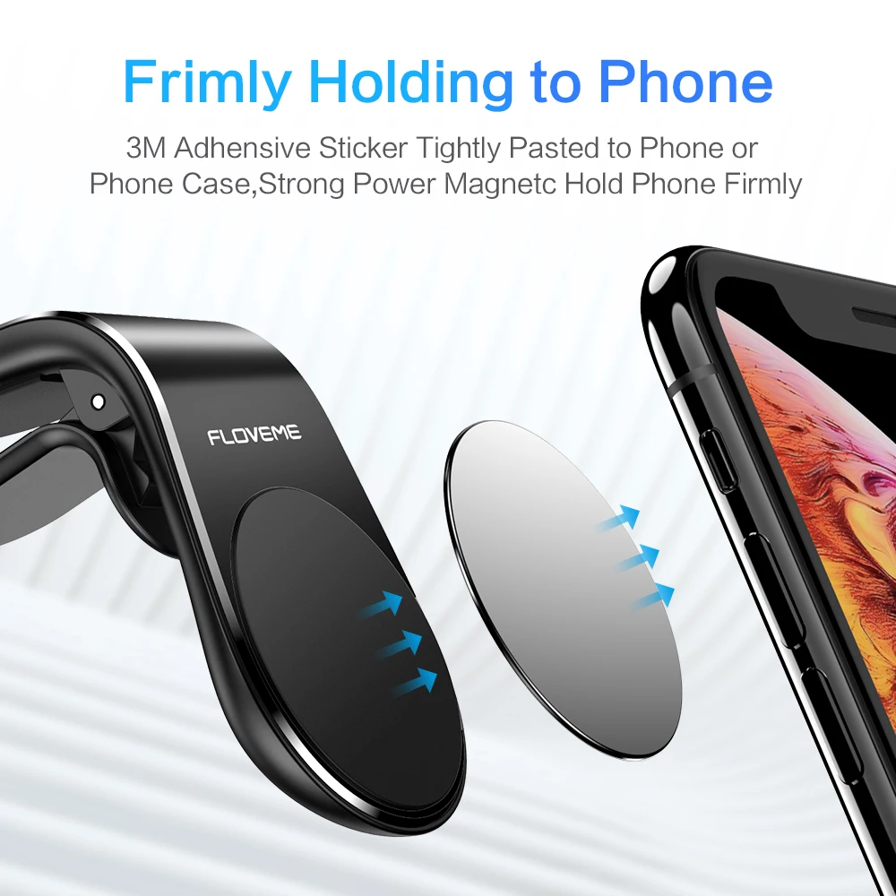 floveme magnetic car phone holder in car air vent car holder mount stand magnet mobile holder for iphone 12 11 phone accessories free global shipping