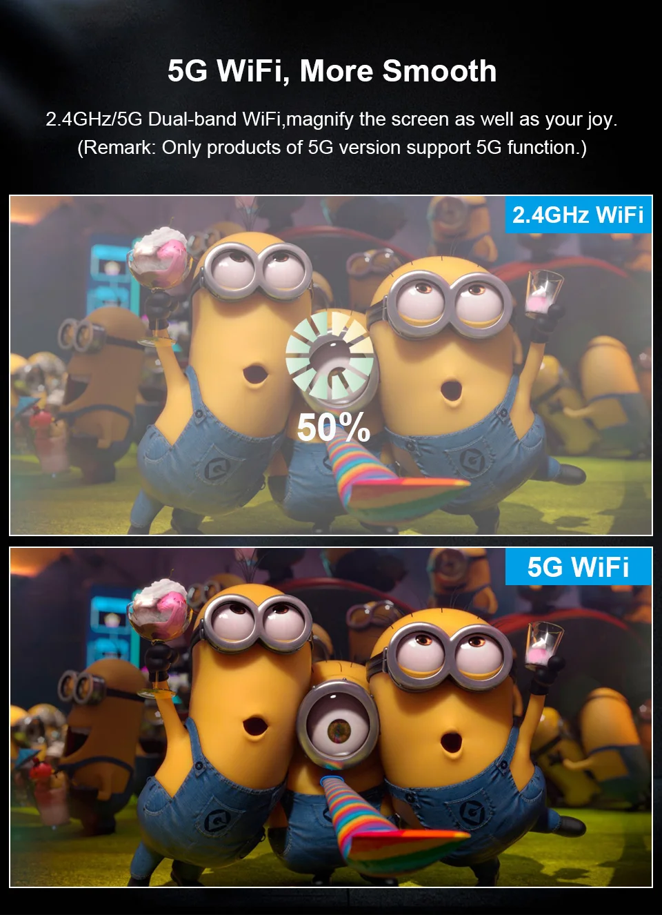 Mirascreen G9 Интеллектуальный Wifi Дисплей донгл приемник 2,4G/5,8G 1080P HDMI ТВ-Палка Поддержка зеркального отображения на ТВ для Android/iPhone