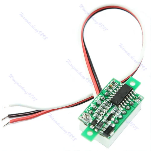Hot Mini Three Line LED Small Panel Meter Display Digital Voltmeter DC0-100V L15 | Инструменты