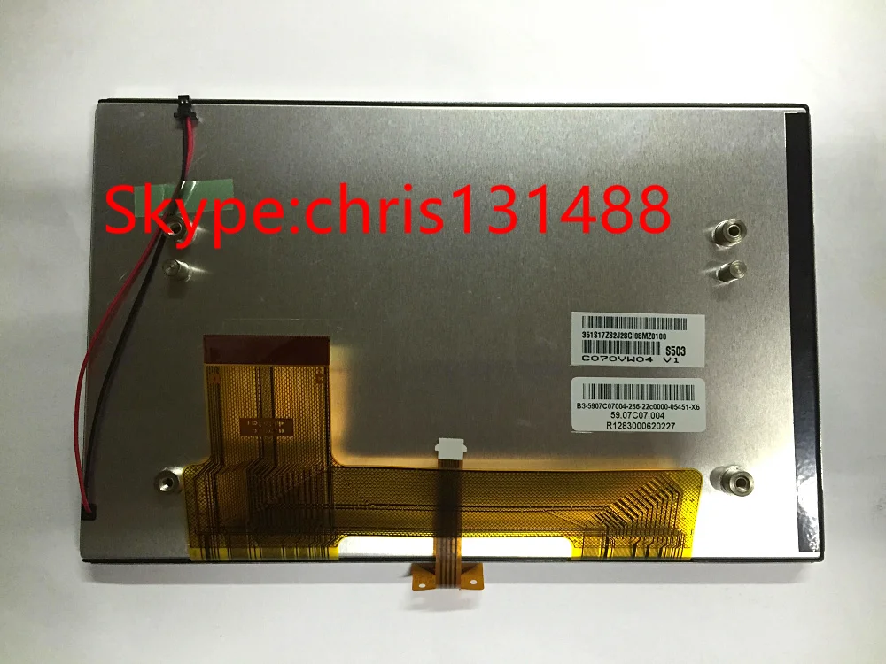 Оригинальный 7-дюймовый сенсорный ЖК-экран C070VW04 V1 V6 + промышленная панель