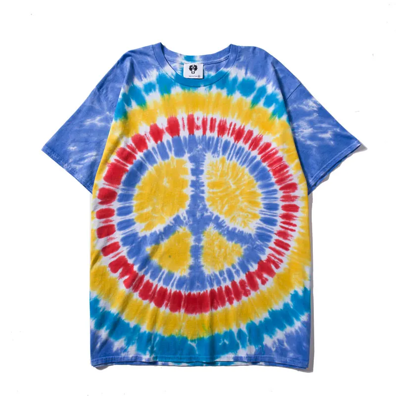 Футболка мужская хлопковая в стиле Харадзюку Повседневная Свободная рубашка