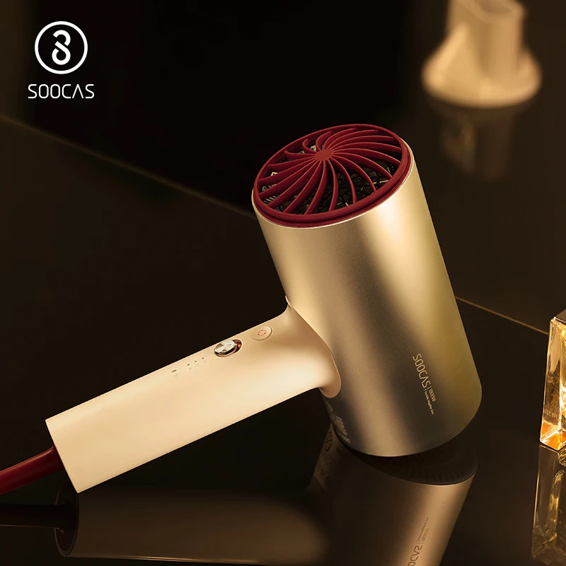 Xiaomi Mijia Soocas H3 Анион Фен для волос корпус из алюминиевого сплава 1800 Вт Выход