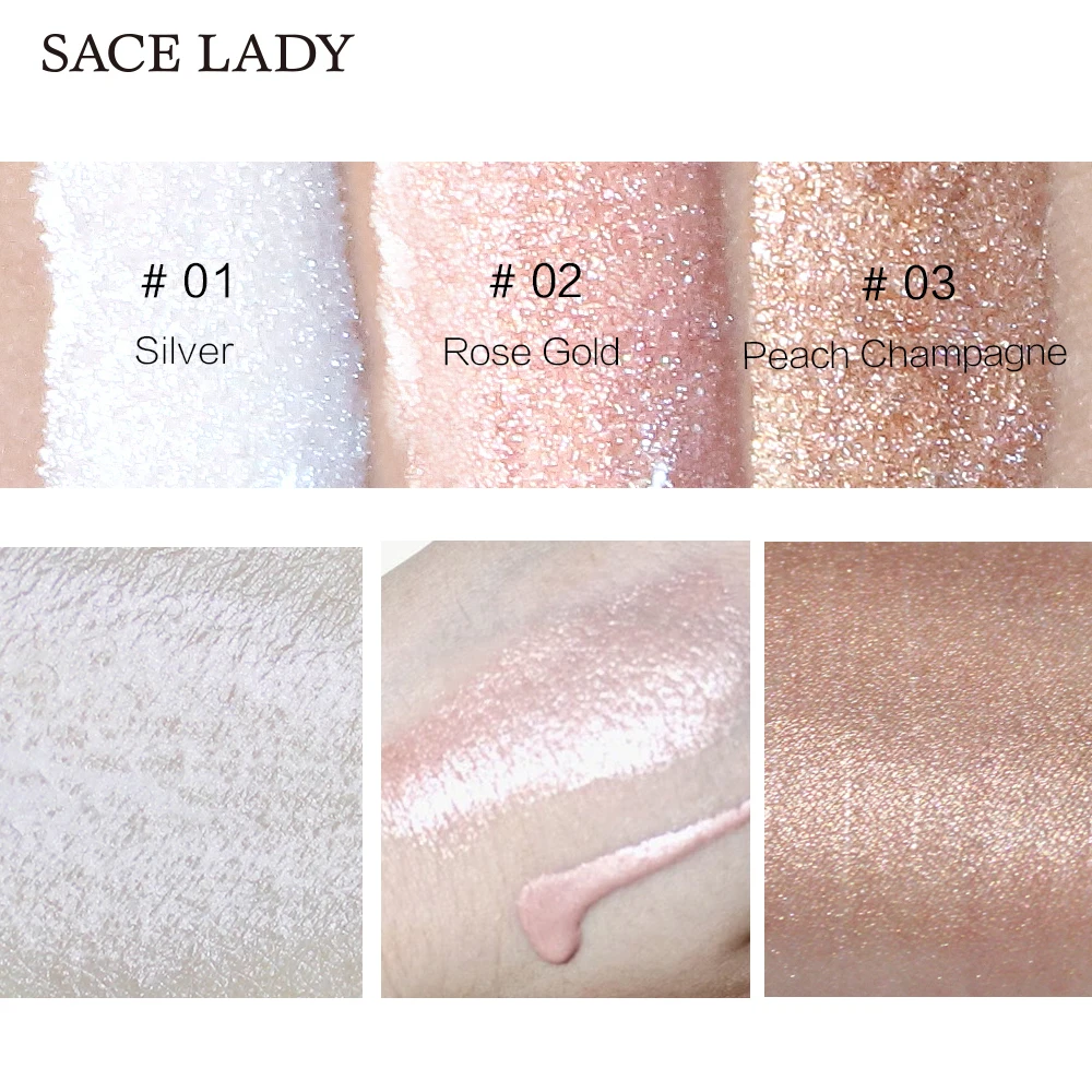 Sace Lady крем с мерцающим эффектом осветитель для макияжа хайлайтер Крем осветления