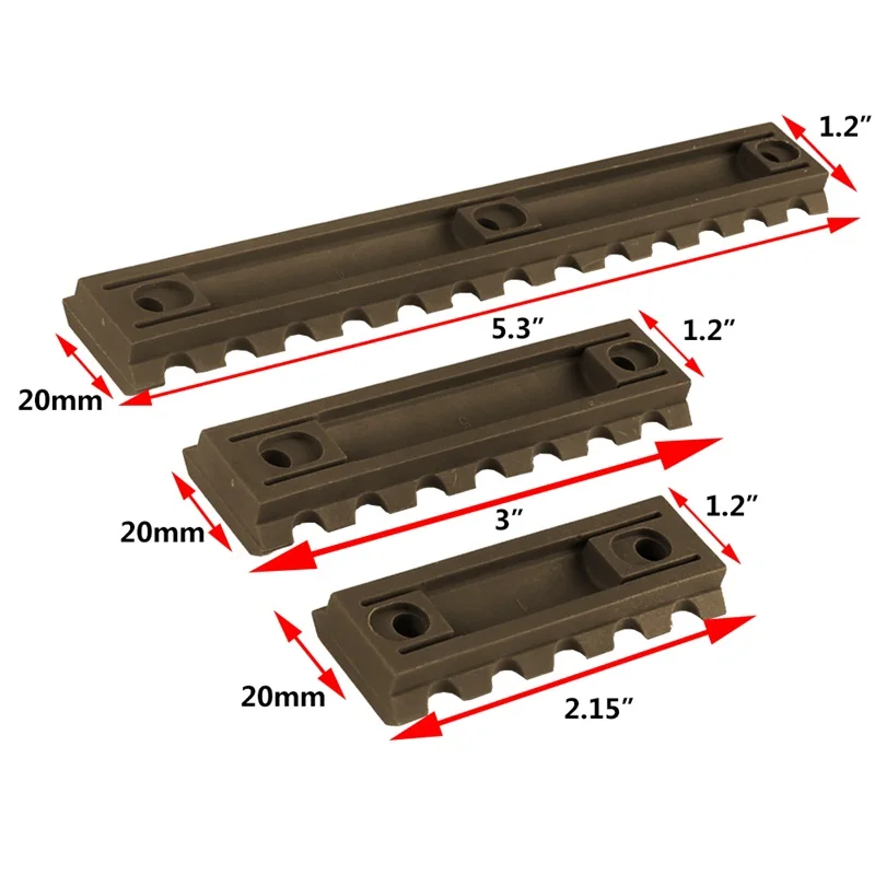 Тактическая Охота 2 &quot5 слотов 3&quot 7 5 &quot13 Keymod Scope Mount 55 мм 75 135 Пикатинни Вивер рейка