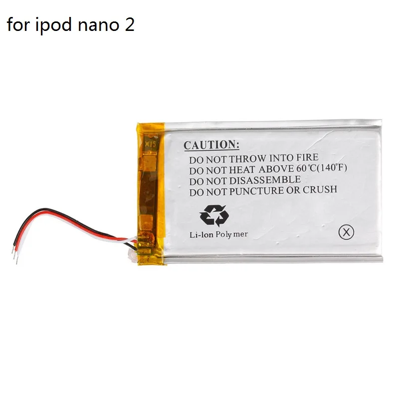 Сменный литий ионный аккумулятор 3 7 в 330 мАч для iPod Nano 2 2G го поколения MP3 с