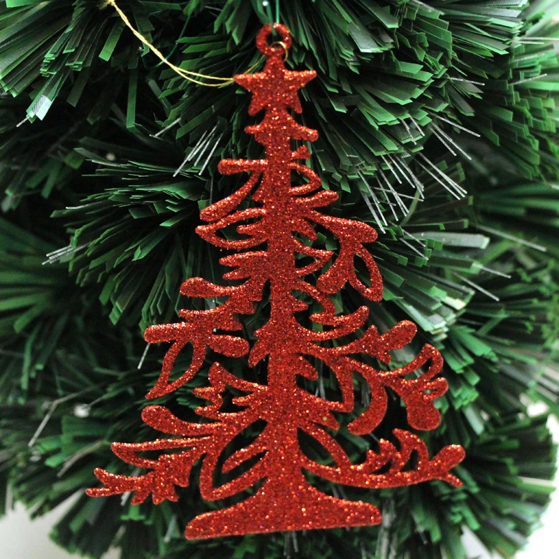 1 шт. золотой порошок цветные уникальные елочные украшения Рождественская елка