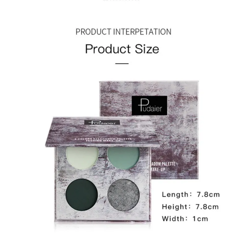 Сияющая матовая палитра теней для век стойкая макияжа водостойкая пудра| |