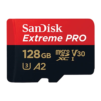 sandisk Extreme Pro Micro SD карты A2 V30 U3 64 Гб 128 ГБ до 170 МБ/с. sandisk TF карта, карта памяти Micro SD с адаптером SD - Емкость: 128GB SD Card