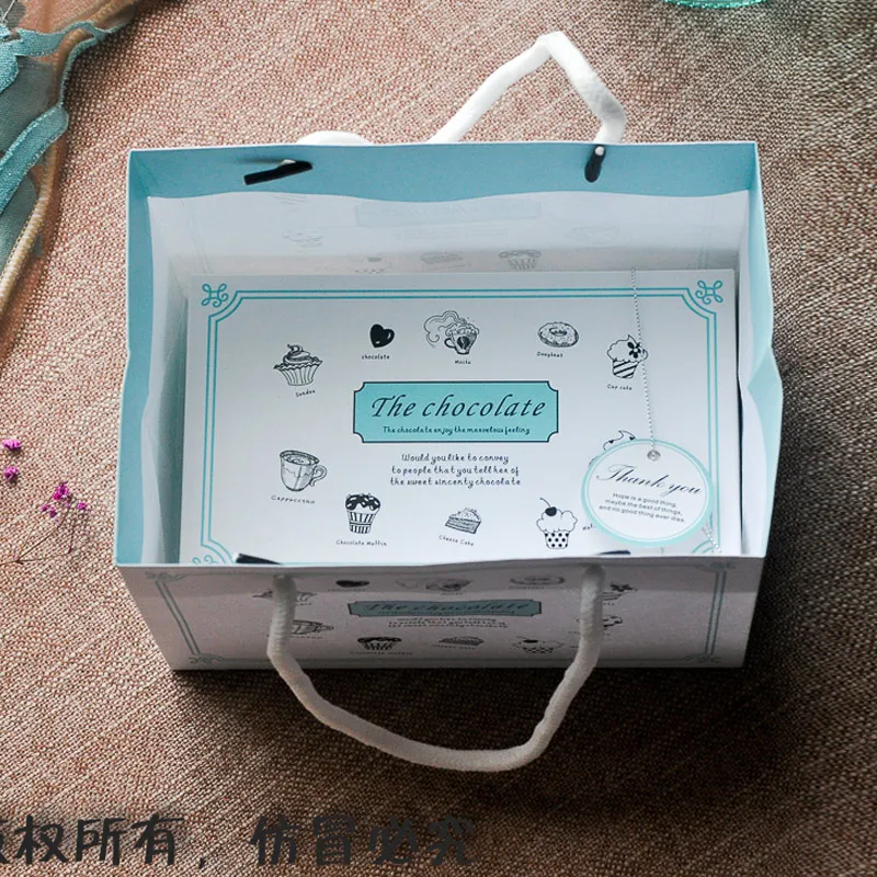 KANGZHUANG 10 шт./лот подарочные коробки картон ручной работы Валентина