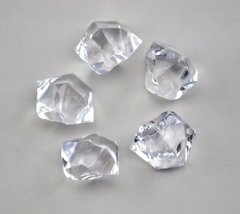 Free Shipping NEW 20PCS Acrylic Crystal Diamond Pawn Irregular Stone Clear Color Game Pieces For Board Accessories | Спорт и