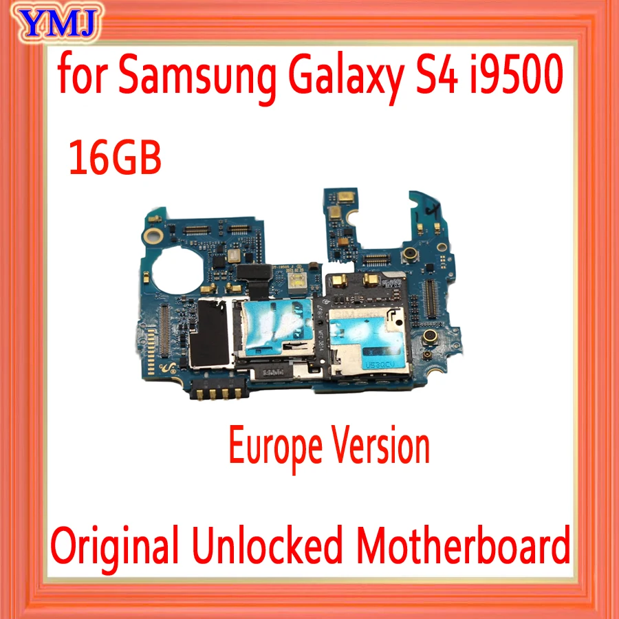Европейская версия для материнской платы Samsung Galaxy S4 i9505 16 ГБ оригинальная