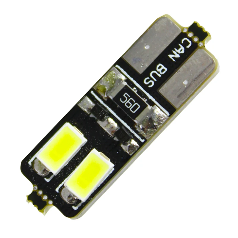 4 шт. белые Can шины без ошибок T10 W5W светодиодные кремниевые лампы 5630 SMD
