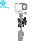 CNC зажим-бабочка с двумя отверстиями, зажим, кронштейн для штатива, адаптер для крепления, кронштейн для спортивной экшн-камеры, аксессуары для дайвинга