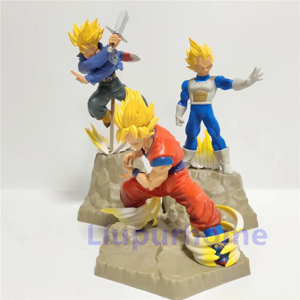 Lampara Dragon Ball Z Goku Vegeta trunks Супер Saiyan игрушки аниме Dragon Ball настольная лампа декор Освещение Сон Гоку светодиодный ночник